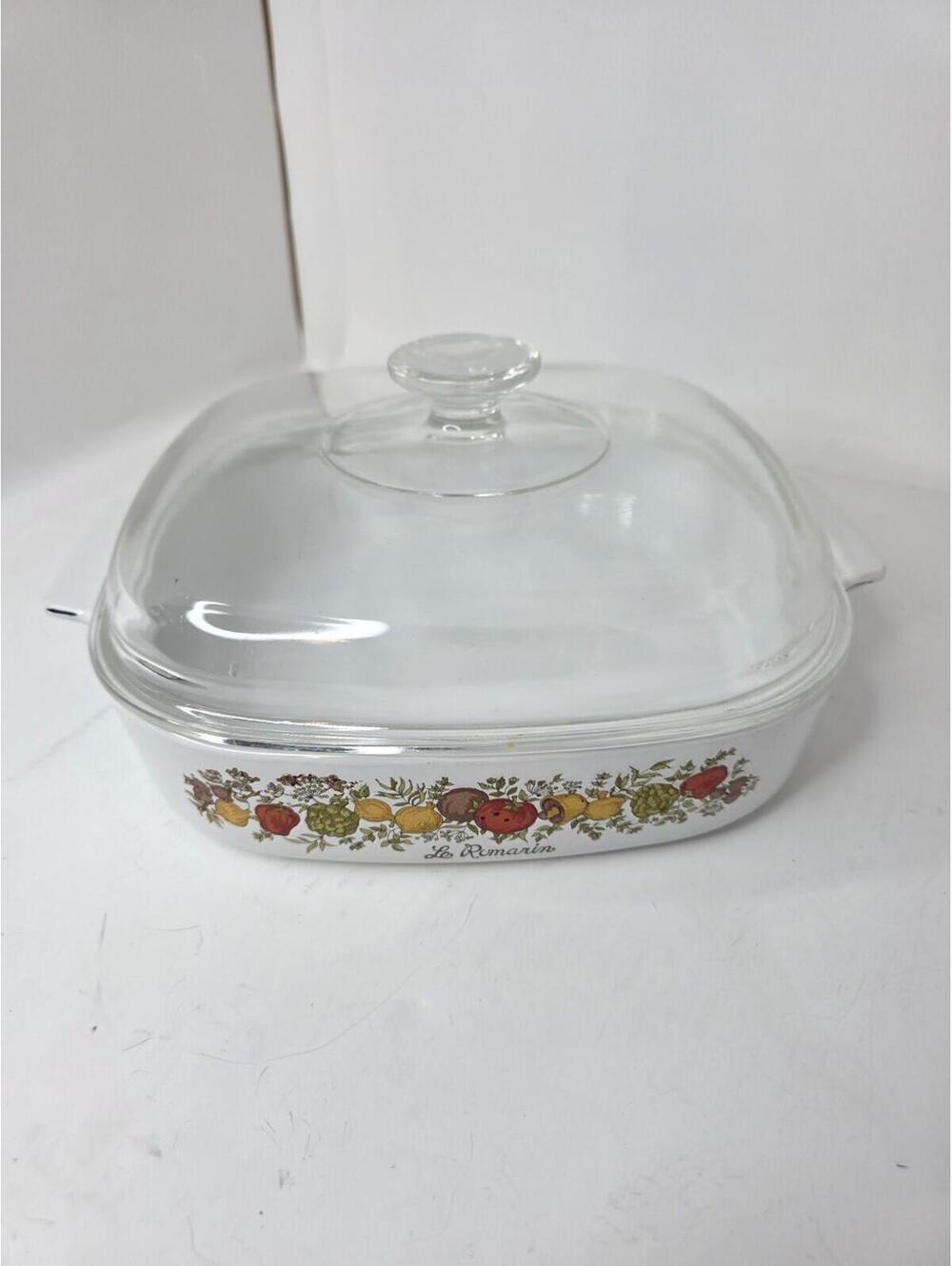 Vintage Corning Ware Casserole Spice of Life Pattern A 10 B